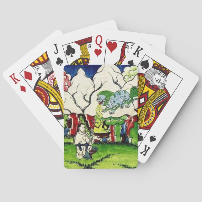 Jeu De Cartes Dragon mythologique (dos)