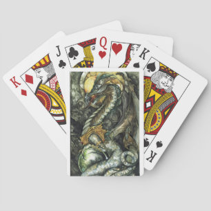Jeu De Cartes Dragon Oracle jouant aux cartes