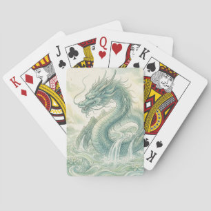 Jeu De Cartes Dragon Renard Mystique Art Aquarelle (2)
