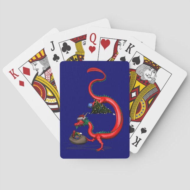 Jeu De Cartes Dragon rouge-est (dos)