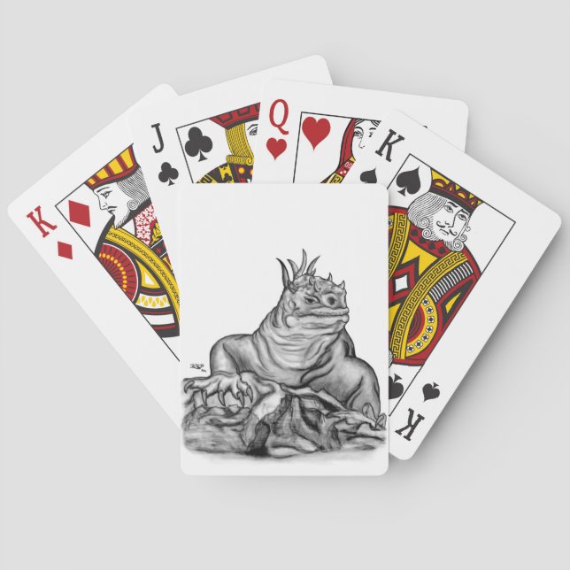 Jeu De Cartes Dragon sur le rocher (dos)