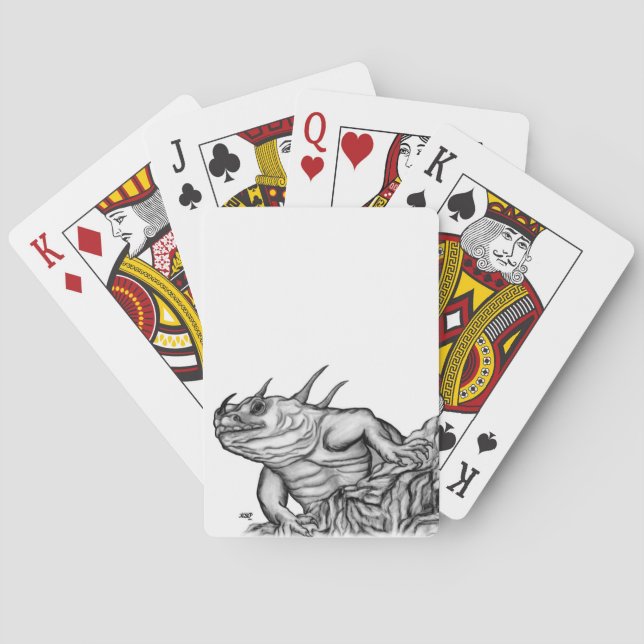 Jeu De Cartes Dragon sur le rocher (dos)