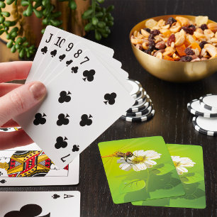 Jeu De Cartes Dragonfly On A Flower Jouer Des Cartes