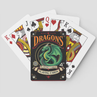 Jeu De Cartes Dragons Jouant aux cartes
