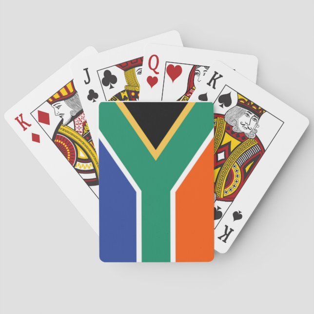 Jeu De Cartes Drapeau Afrique du Sud (dos)