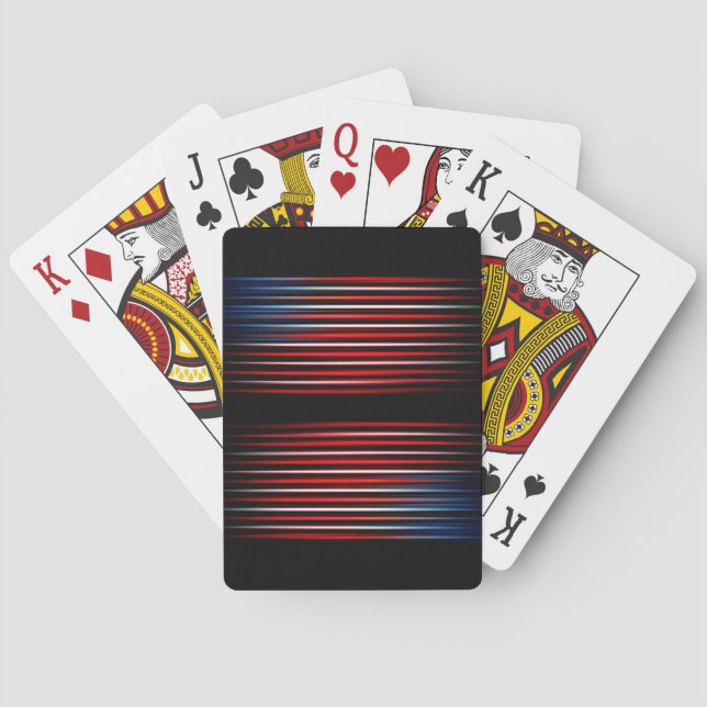 Jeu De Cartes Drapeau Américain (dos)