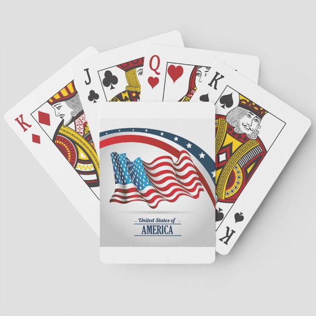 Jeu De Cartes Drapeau américain (United States of America Deck of Cards!)