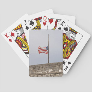 Jeu De Cartes Drapeau américain à mi-mât (USA)