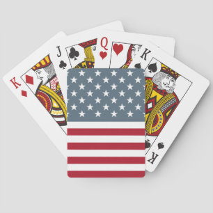 Jeu De Cartes Drapeau américain Patriotic Stars and Stripes