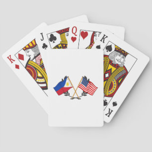 Jeu De Cartes Drapeau américain philippin Patrimoine philippin v