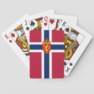 Jeu De Cartes Drapeau/Armoiries de Norvège