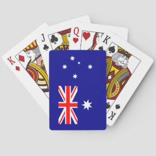 Jeu De Cartes Drapeau australien patriotique Jouer des cartes