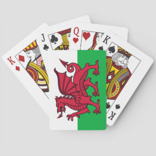 Jeu De Cartes Drapeau celtique du Dragon rouge du Pays de Galles