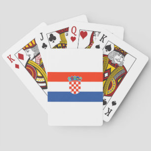 Jeu De Cartes Drapeau Croatie