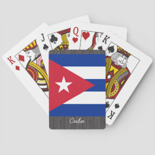 Jeu De Cartes Drapeau Cuba Jouer des cartes