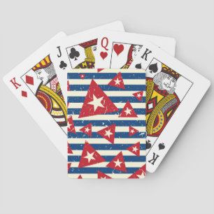 Jeu De Cartes Drapeau Cuba Vintage Sac à dos minimal