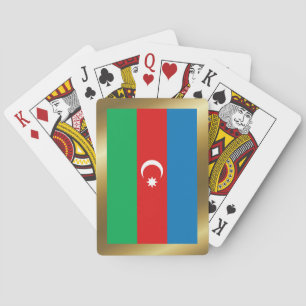 Jeu De Cartes Drapeau d'Azerbaïdjan Jouer des cartes
