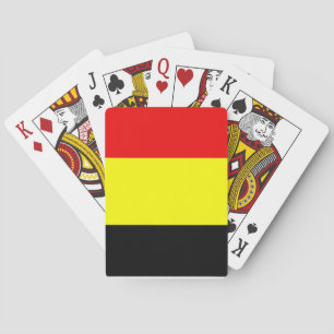 Jeu De Cartes Drapeau de Belgique