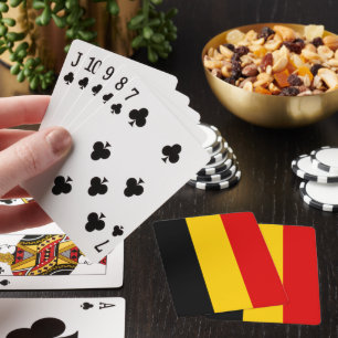 Jeu De Cartes Drapeau de Belgique