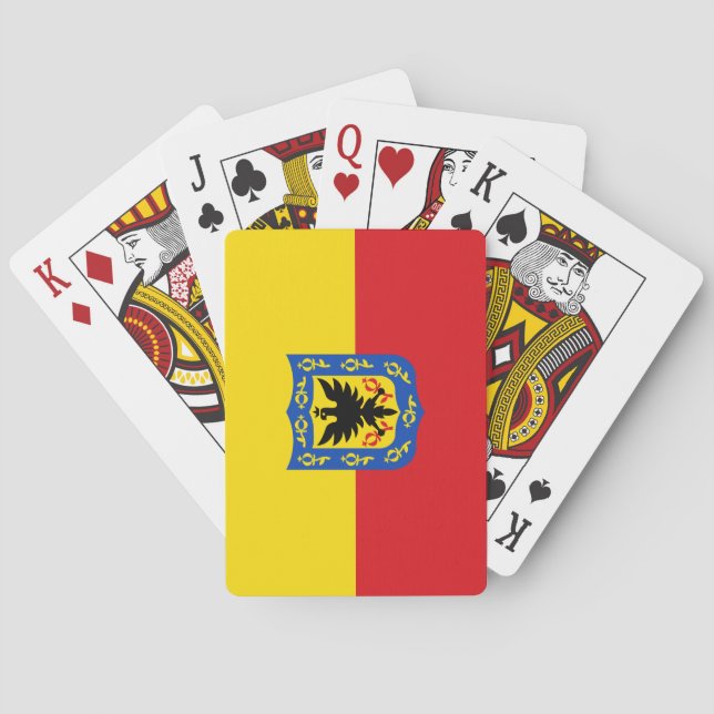 Jeu De Cartes Drapeau de Bogotá (capitale colombienne) (dos)
