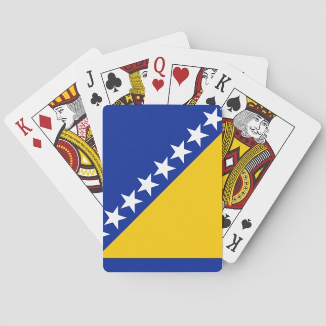 Jeu De Cartes Drapeau de Bosnie-Herzégovine (dos)