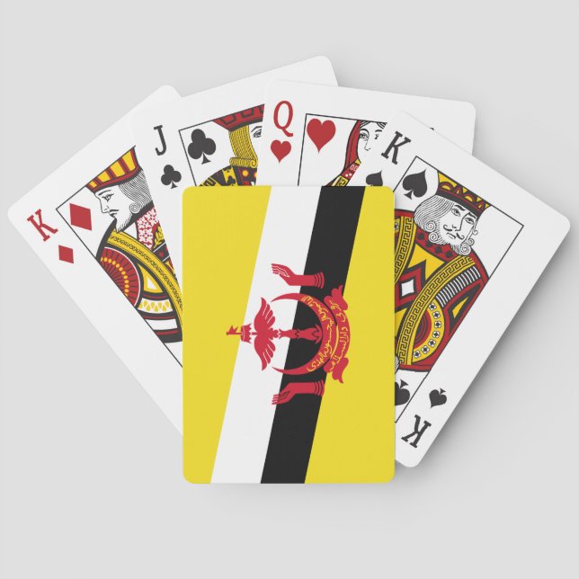 Jeu De Cartes Drapeau de Brunei (dos)