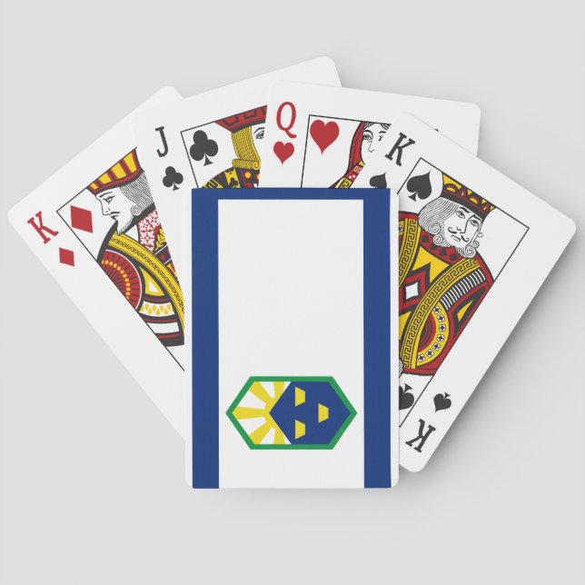 Jeu De Cartes Drapeau de Colorado Springs, Colorado (dos)