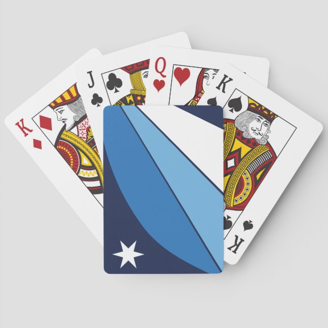 Jeu De Cartes Drapeau de Columbia, Caroline du Sud (dos)