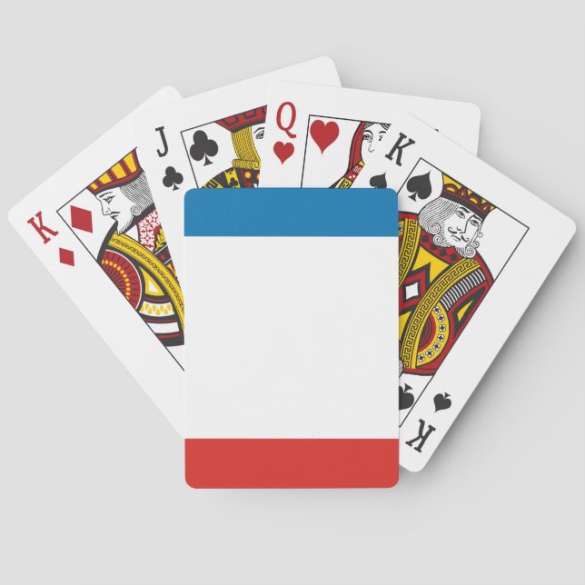 Jeu De Cartes Drapeau de Crimée (dos)
