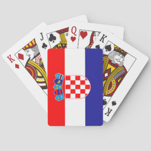 Jeu De Cartes Drapeau de Croatie