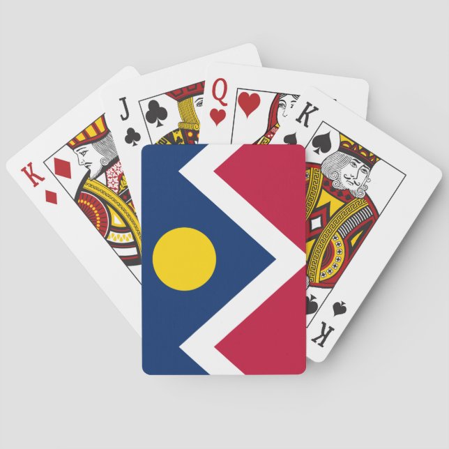 Jeu De Cartes Drapeau de Denver, Colorado (dos)