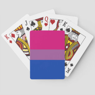 Jeu De Cartes Drapeau de fierté bisexuel