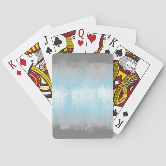 Jeu De Cartes Drapeau de fierté demigarçon abstrait (dos)