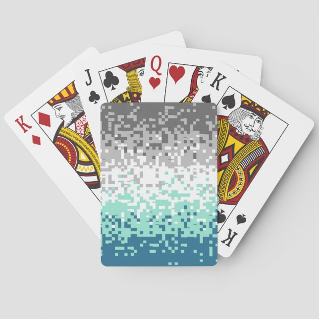 Jeu De Cartes Drapeau de fierté frayromantique abstrait      (dos)