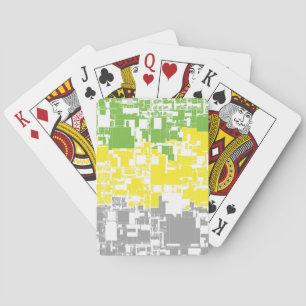 Jeu De Cartes Drapeau de fierté lithromantique abstrait funky gé