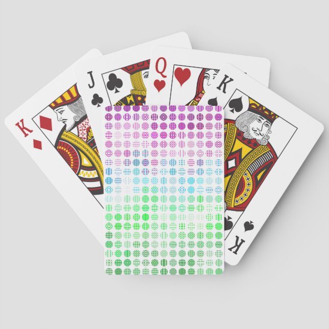 Jeu De Cartes Drapeau de fierté Toric abstrait boho éclectique G (dos)