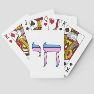 Jeu De Cartes Drapeau de fierté trans Chai
