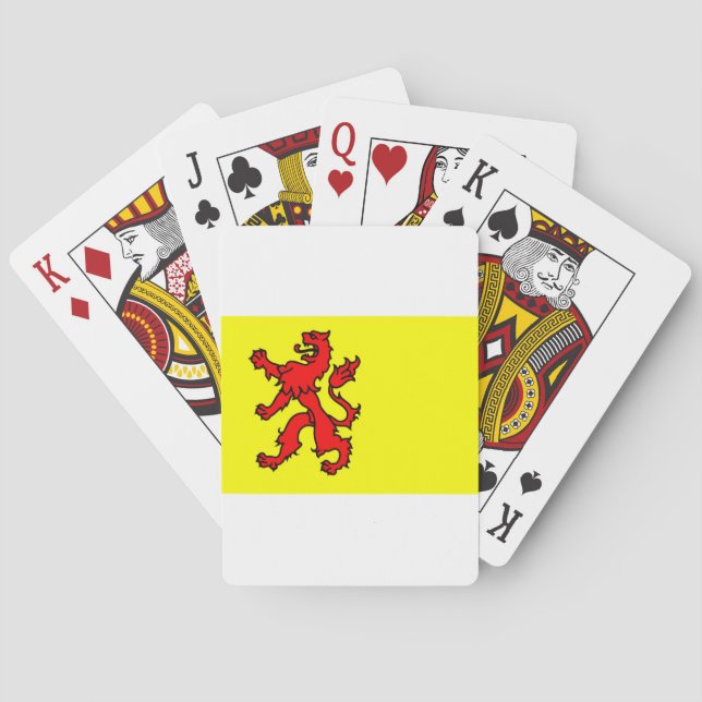 Jeu De Cartes Drapeau de Hollande du Sud (dos)