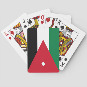 Jeu De Cartes Drapeau de Jordanie