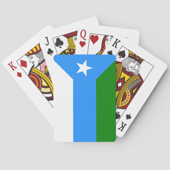 Jeu De Cartes Drapeau de Jubaland, Somalie (dos)