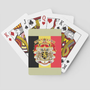 Jeu De Cartes Drapeau de la Belgique & Armoiries
