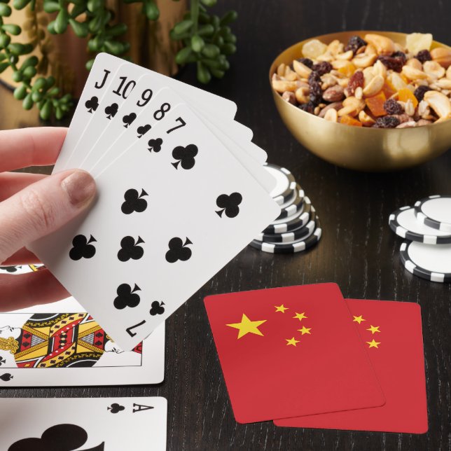 Jeu De Cartes Drapeau de la Chine (In Situ)