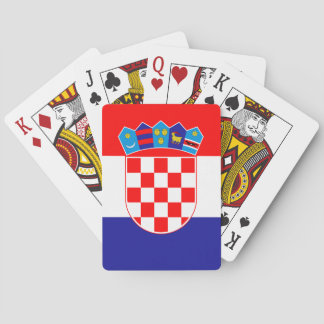 Jeu De Cartes Drapeau de la Croatie