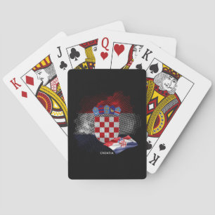Jeu De Cartes Drapeau de la Croatie