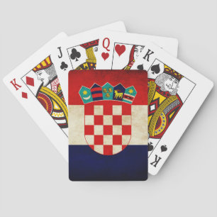 Jeu De Cartes Drapeau de la Croatie