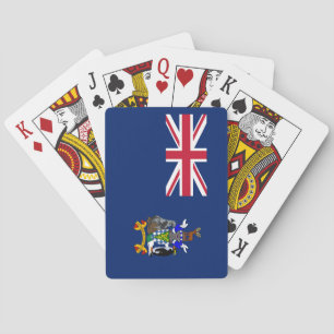 Jeu De Cartes Drapeau de la Géorgie du Sud et des îles Sandwich 