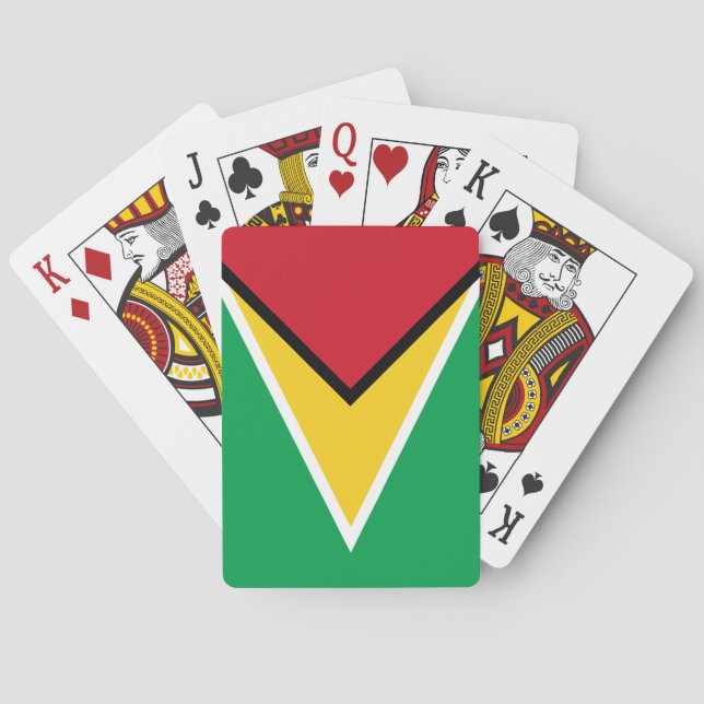 Jeu De Cartes Drapeau de la Guyane (dos)