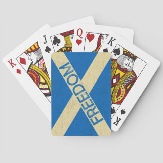 Jeu De Cartes Drapeau de la liberté de l'Ecosse