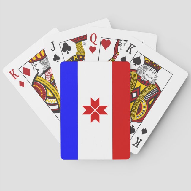 Jeu De Cartes Drapeau de la Mordovie (dos)