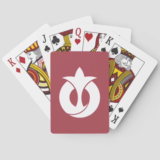 Jeu De Cartes Drapeau de la préfecture d'Aichi, Japon (dos)